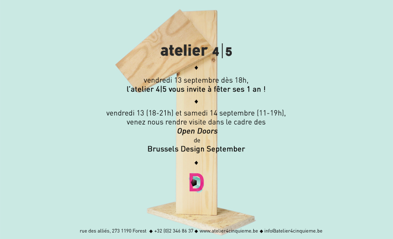 atelier4cinquieme_atelier 4-5_brussels design september_architecture_design_open doors