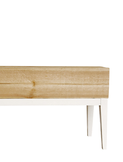 atelier 4/5 - atelier4cinquieme - mobilier - reuse slow design - brocante - table basse - banc - récup - poutres - wooden beam table